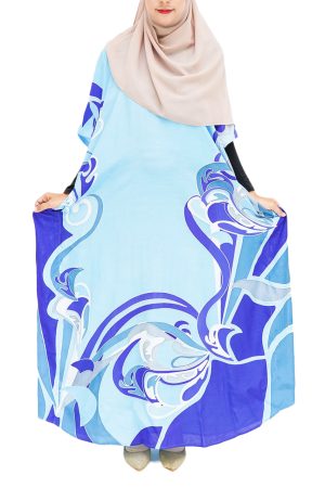 KAFTAN BATIK – Bakawali Sea Blue